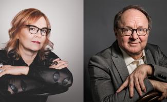 Ylva Q Arkvik och Hans Gefors, foto Falkuggla resp. Johan Westin