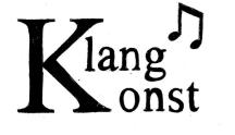 Klang konst logo