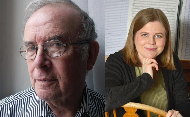 Gunnar Bucht, foto Mats Möller/Sforzando och Britta Byström, foto Arne Hyckenberg