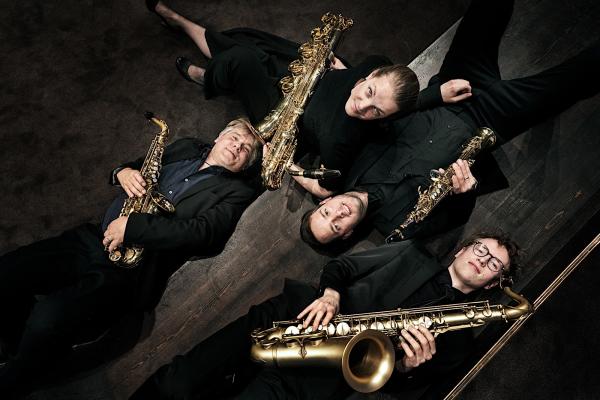 Stockholms Saxofonkvartett, foto Hampus Andersson