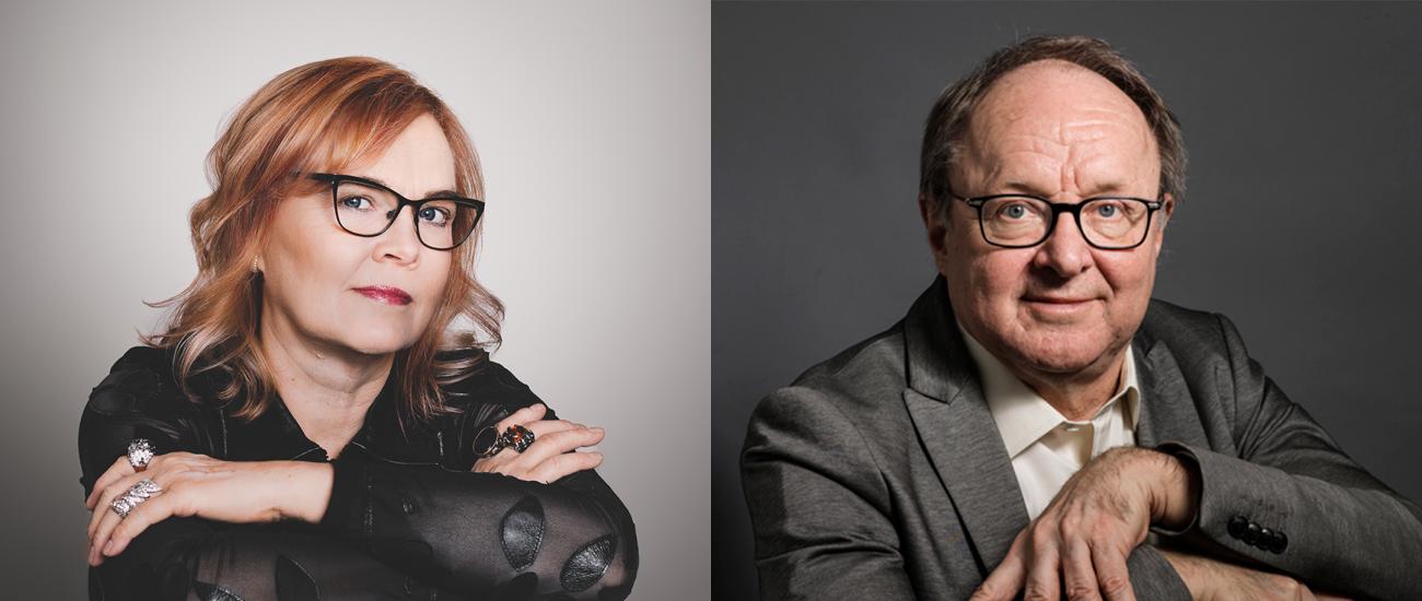 Ylva Q Arkvik och Hans Gefors, foto Falkuggla resp. Johan Westin